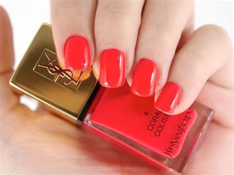 ysl nagellack coral|ysl nail polish.